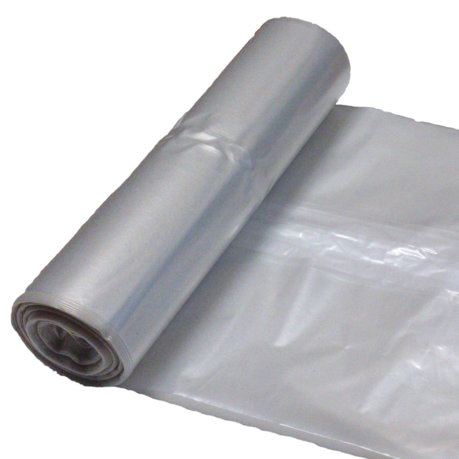 50 micron thick garbage bags. durable roll 25 pcs. - transparent 120L