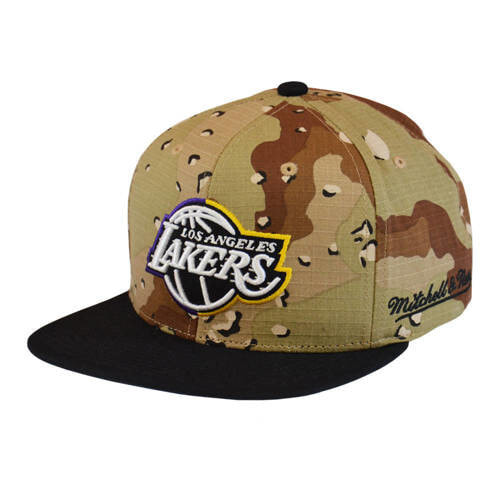 Мужская баскетбольная кепка Mitchell&Ness Czapka z daszkiem Mitchell & Ness NBA Choco Camo Los Angeles Lakers