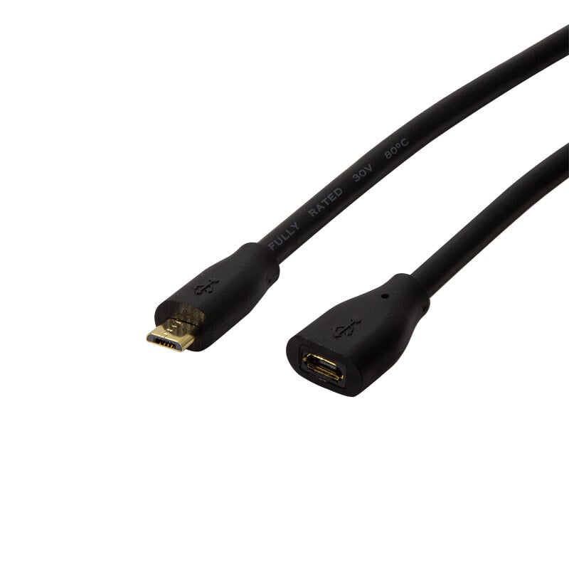 LogiLink CU0121 USB кабель 1 m 2.0 Micro-USB B Черный
