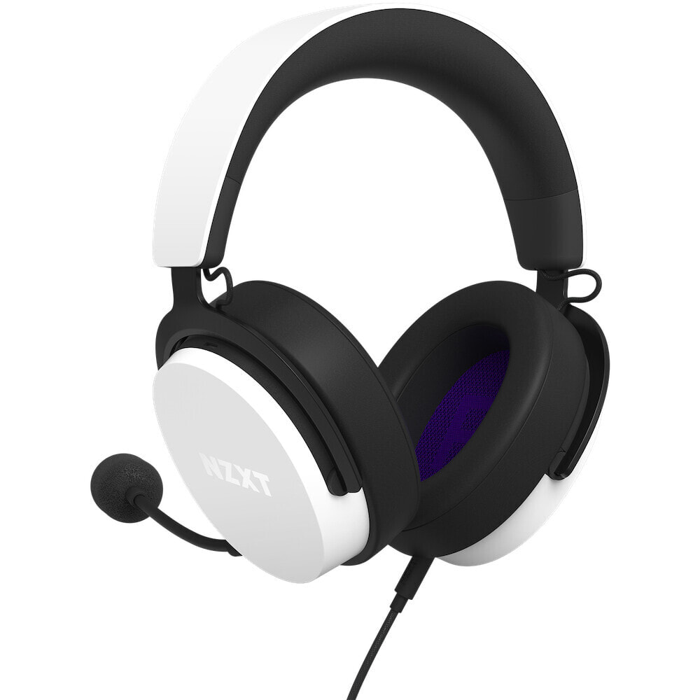 Wired Closed Back Headset 40mm White V2