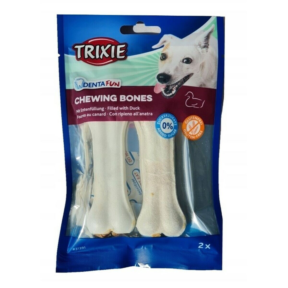 Dog Snack Trixie Denta Fun Bone Duck 70 g