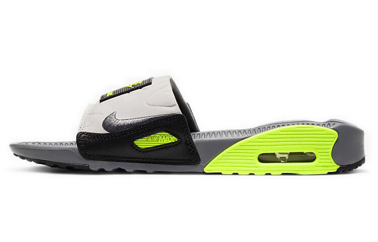 Nike Air Max 90 Slide 软底运动拖鞋 女款 灰绿 / Сланцы Nike Air Max 90 Slide CT5241-001