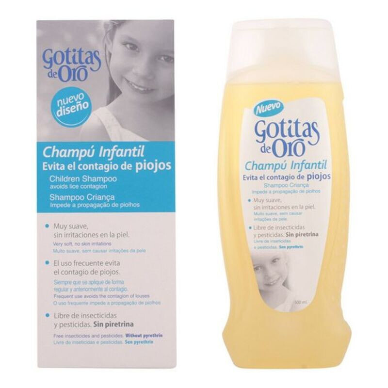 Anti-Lice Shampoo Gotitas de Oro Instituto Español (500 ml) 500 ml