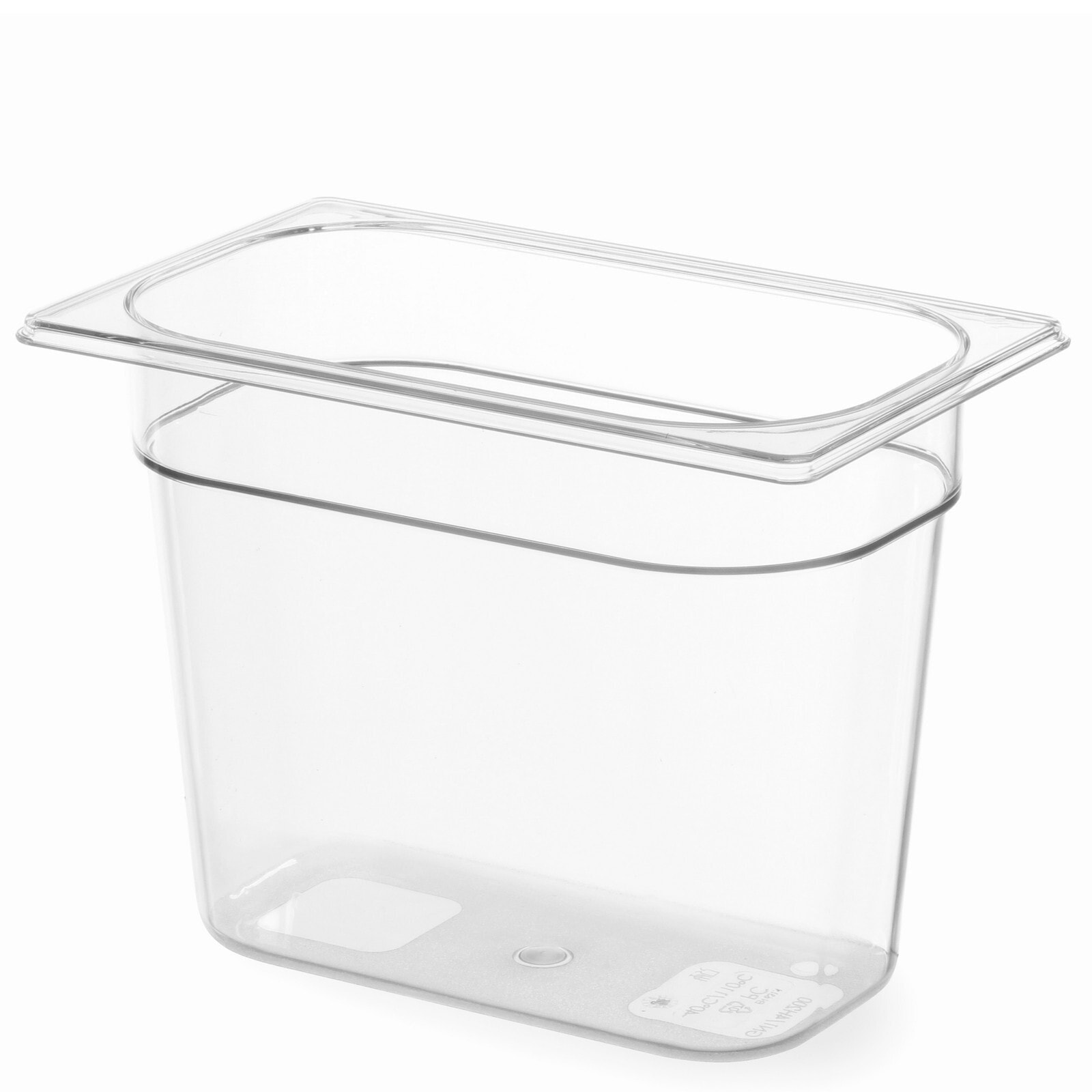Transparent GN container made of polycarbonate 1/4 GN height 65 mm - Hendi 861639