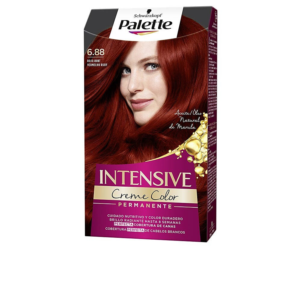Schwarzkopf Palette Intensive Cream Color No. 6.88 Ruby Red Перманентная крем-краска для волос, оттенок рубиново-красный