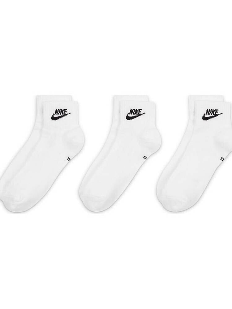 Nike – Everyday Essential – Weiße Socken im 3-Pack