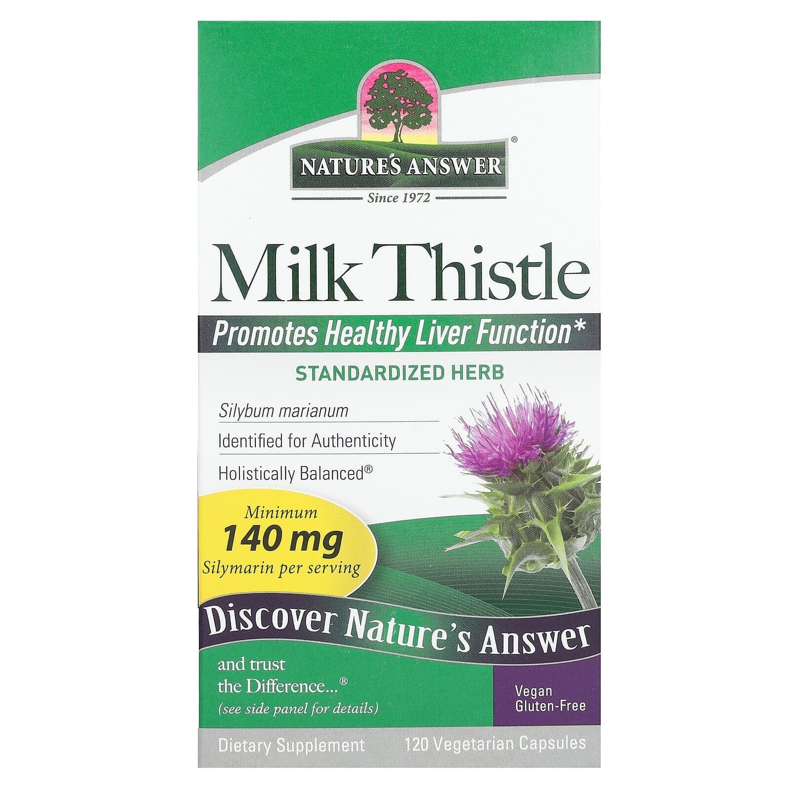 Milk Thistle, 60 Vegetarian Capsules