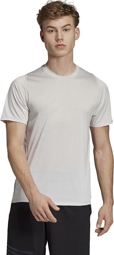 Мужская спортивная футболка Adidas Koszulka męska FL360 X GF beżowa r. S (DS9279)