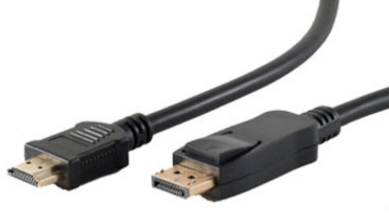 shiverpeaks BS77498-2 DisplayPort кабель 10 m HDMI Черный