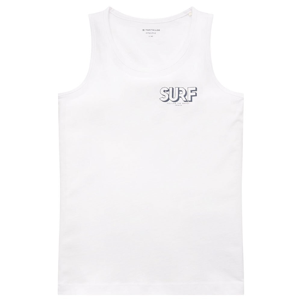 TOM TAILOR 1031684 Fitted Sleeveless T-Shirt