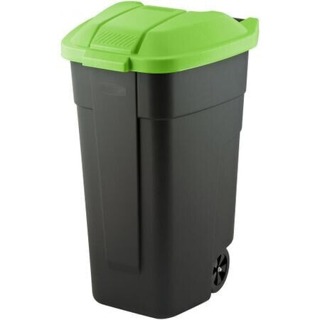 Curver Black Waste Basket 110L /зеленый покров