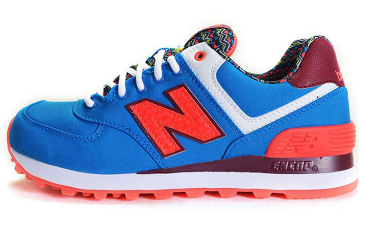 New Balance NB 574 低帮 跑步鞋 女款 蓝橙色 / Sport Shoes New WL574SBE