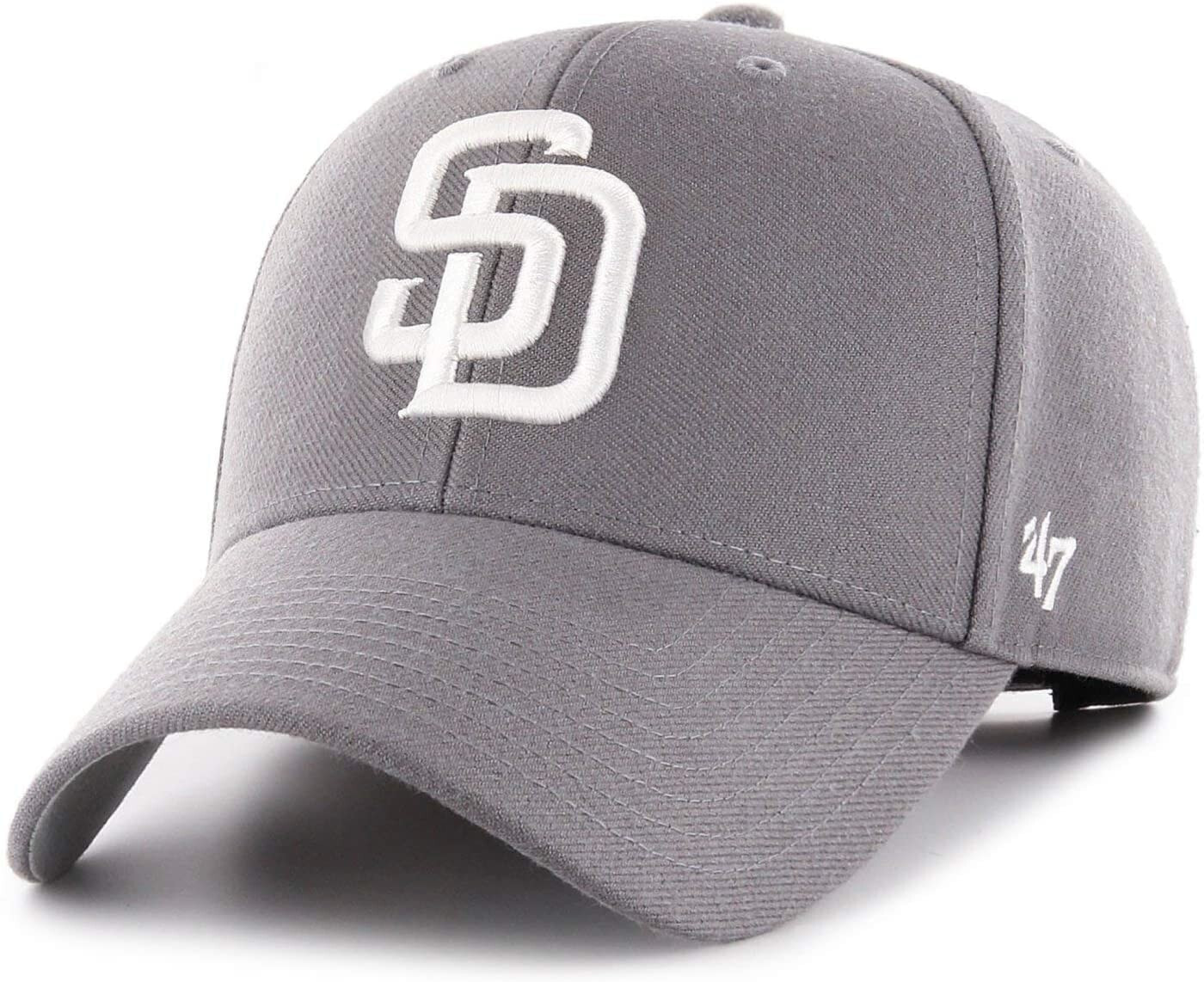Мужская серая кепка ’47 Brand '47 MLB San Diego Padres Adjustable Cap Grey