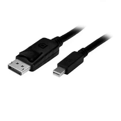 MCL Samar MCL MC395E-2M - 2 m - DisplayPort - Mini DisplayPort - Male - Male - Black