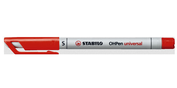 STABILO OHP M rot wasserlöslich Folienschreiber universal