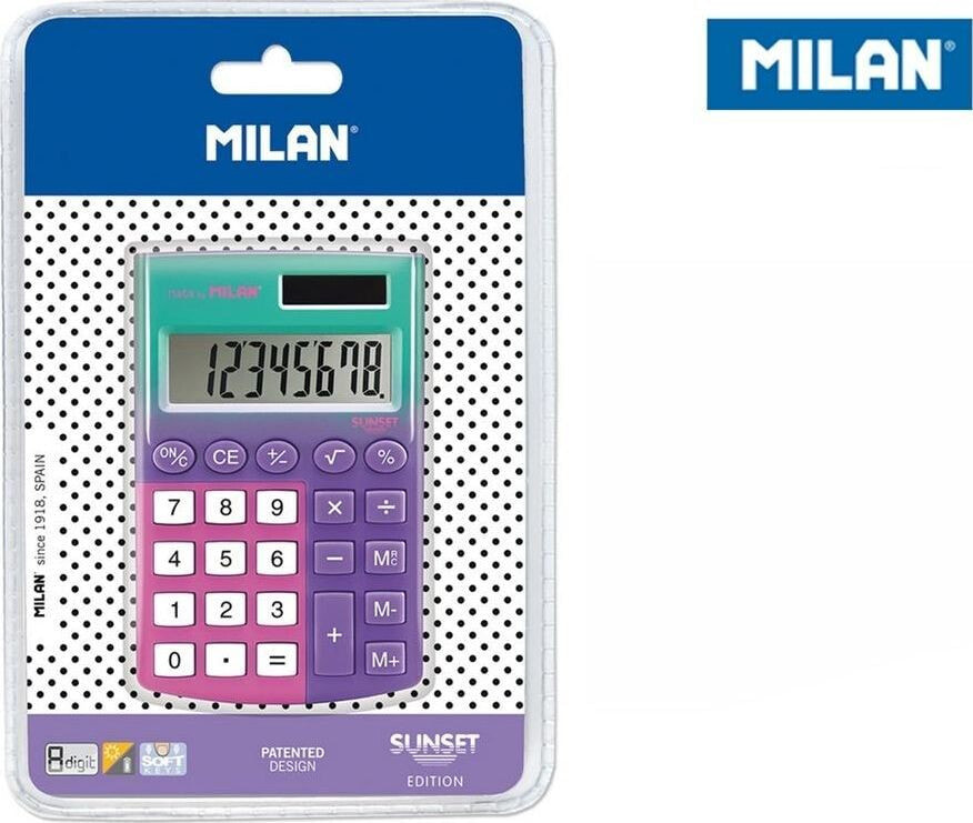 Milan Calculator Pocet 8-digit calculator MILAN