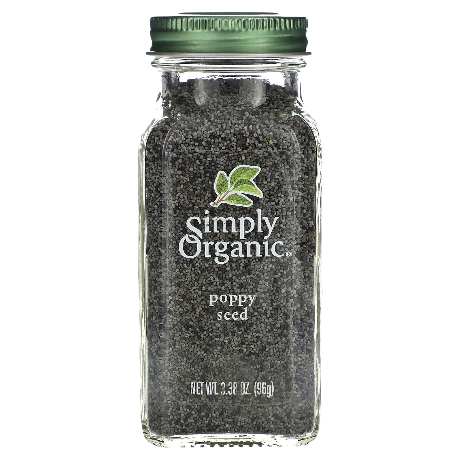 Simply Organic, Poppy Seed, 3.38 oz (96 g)