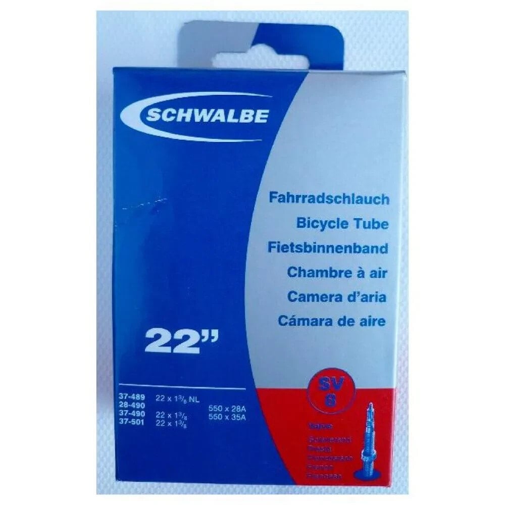 SCHWALBE 550 A/22 X 1 3/8 Presta Inner Tube