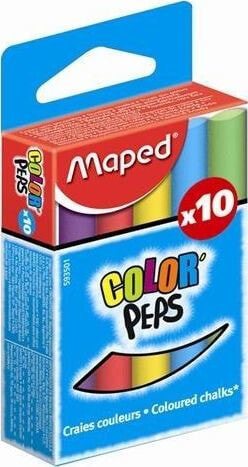 Maped Chalk Colorpeps color 10 pieces MAPED
