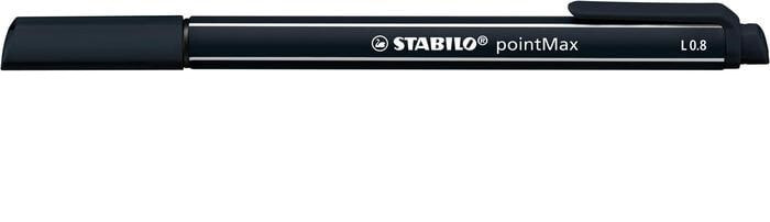 STABILO pointMax капиллярная ручка Черный Средний 1 шт 488/46