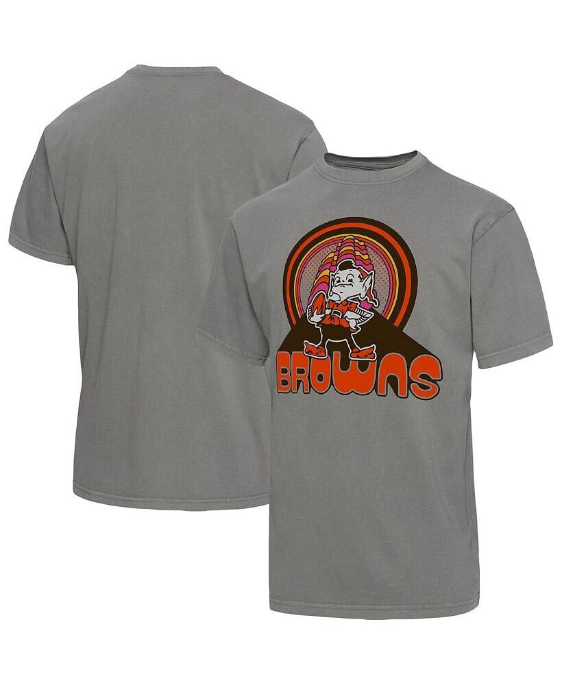 Junk Food men's Graphite Cleveland Browns Wonderland Infinity Vibe T-shirt