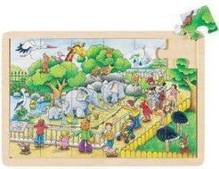 Goki Puzzle 24 pcs In the zoo theme (GOKI-57808)