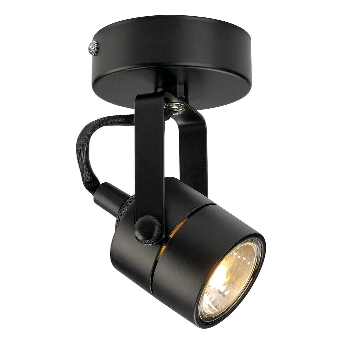 SLV 132020 точечное освещение Облицованный точечный светильник Черный GU10 LED A++