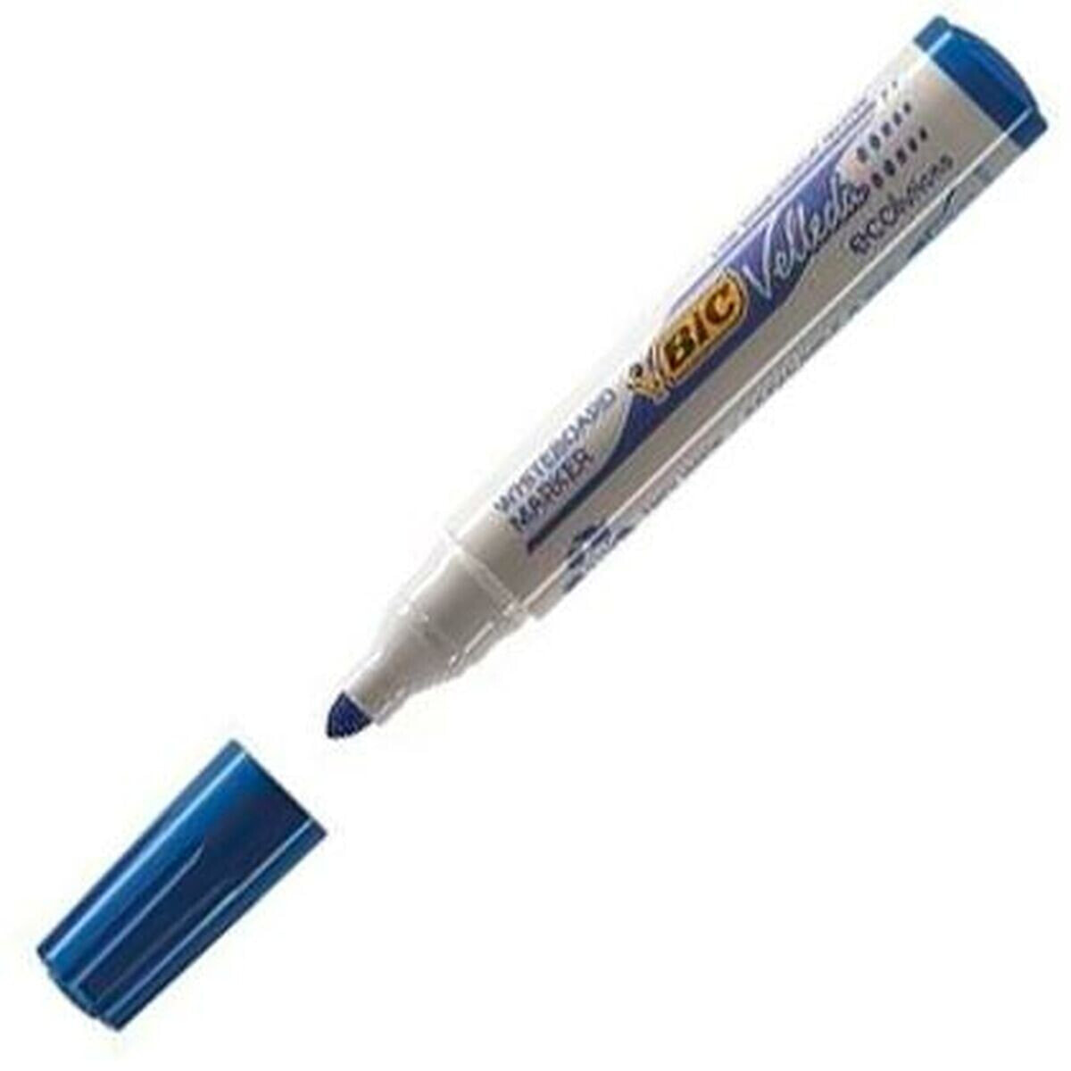 Жидкие маркеры Bic Velleda Ecolutions 1701 Синий (12 Предметы)