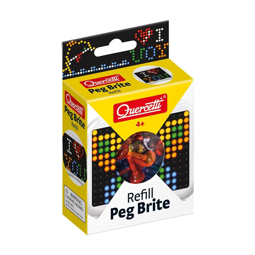 QUERCETTI Pegs Brite Bright Peg Refills 180 Pieces