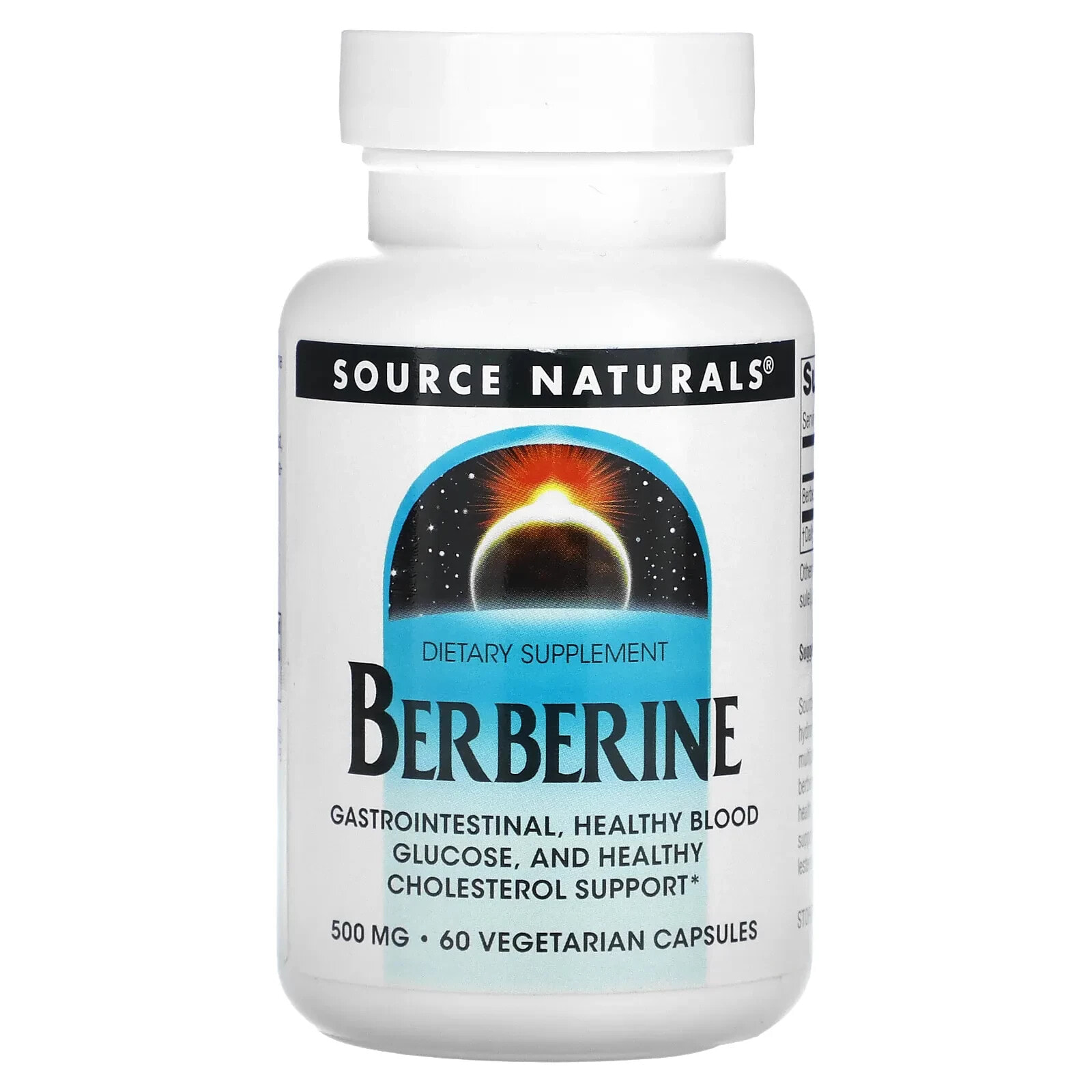 Berberine, 500 mg, 60 Vegetarian Capsules