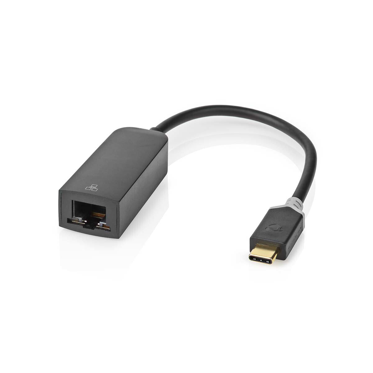 Nedis USB-Netzwerkadapter| USB 3.2 Gen 1| 1000 Mbps| USB-C Stecker| RJ45 Buchse| 0 - Digital - Network