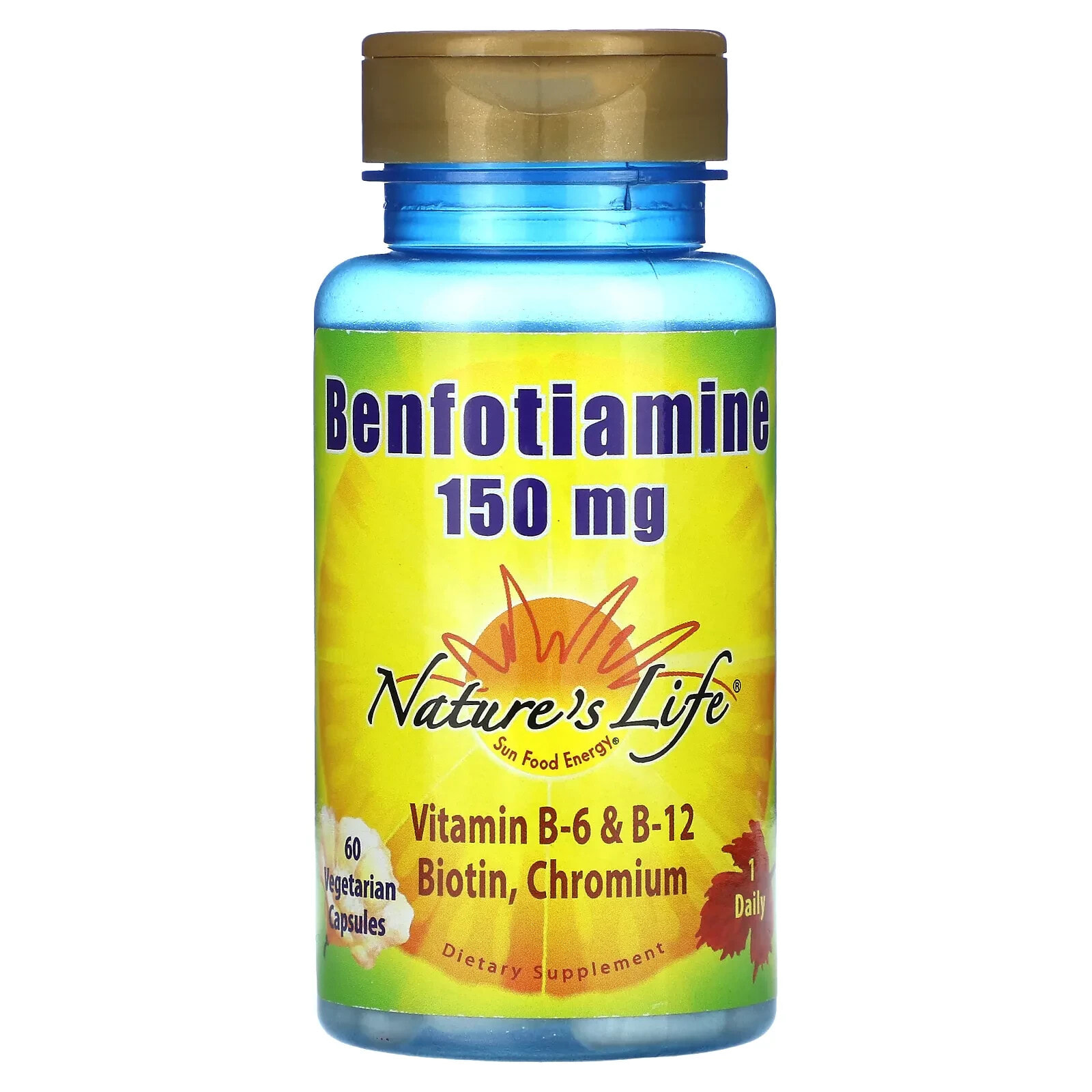 Benfotiamine, 150 mg, 60 Vegetarian Capsules