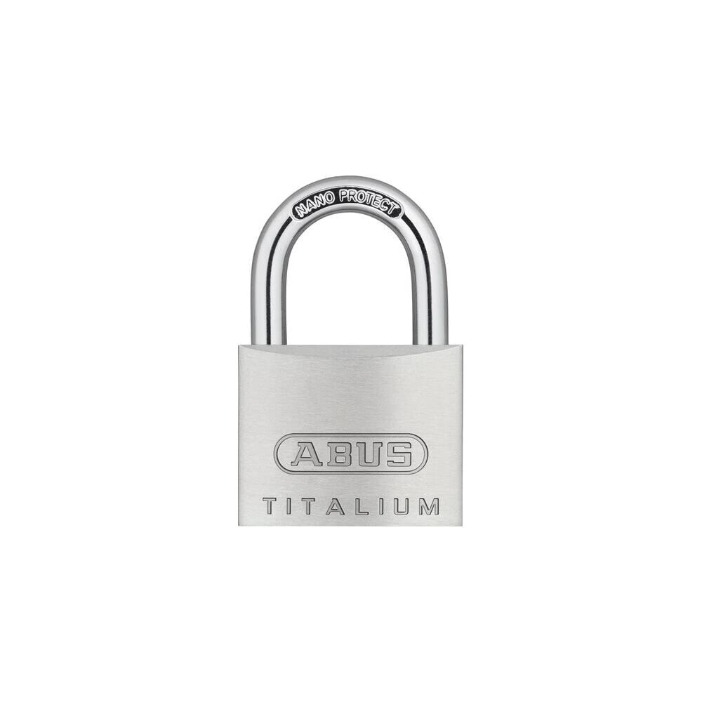 Abus Zylindervorhangschloss 64TI/40 gl Schlosskörperbreite 40 mm Titalium gleichschließend 6411