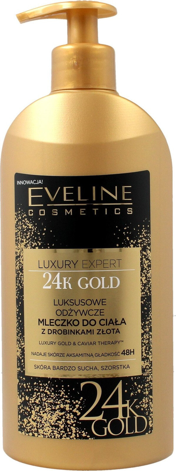 Eveline Luxury Expert 24Gold Caviilar Therapy  Питательное молочко для тела 350 мл
