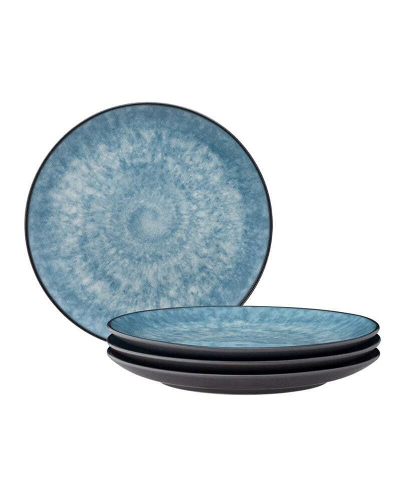 Noritake colorkraft Essence 4 Piece Coupe Salad Plate Set, 8.25