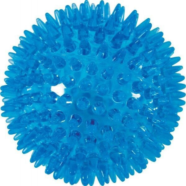Zolux Toy TPR POP ball with spikes 8 cm, turquoise color