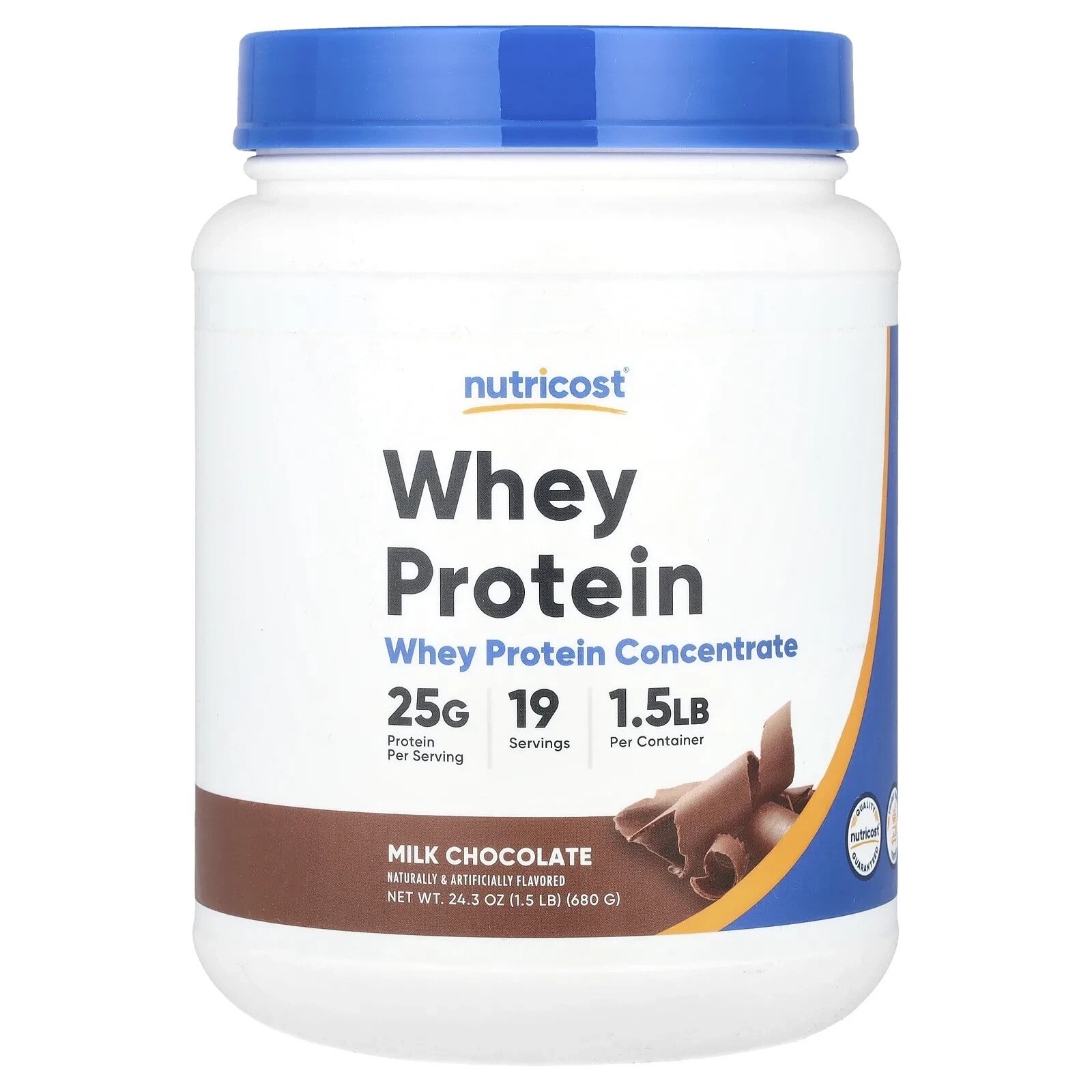 Whey Protein Concentrate, Milk Chocolate, 1.5 lb (680 g)