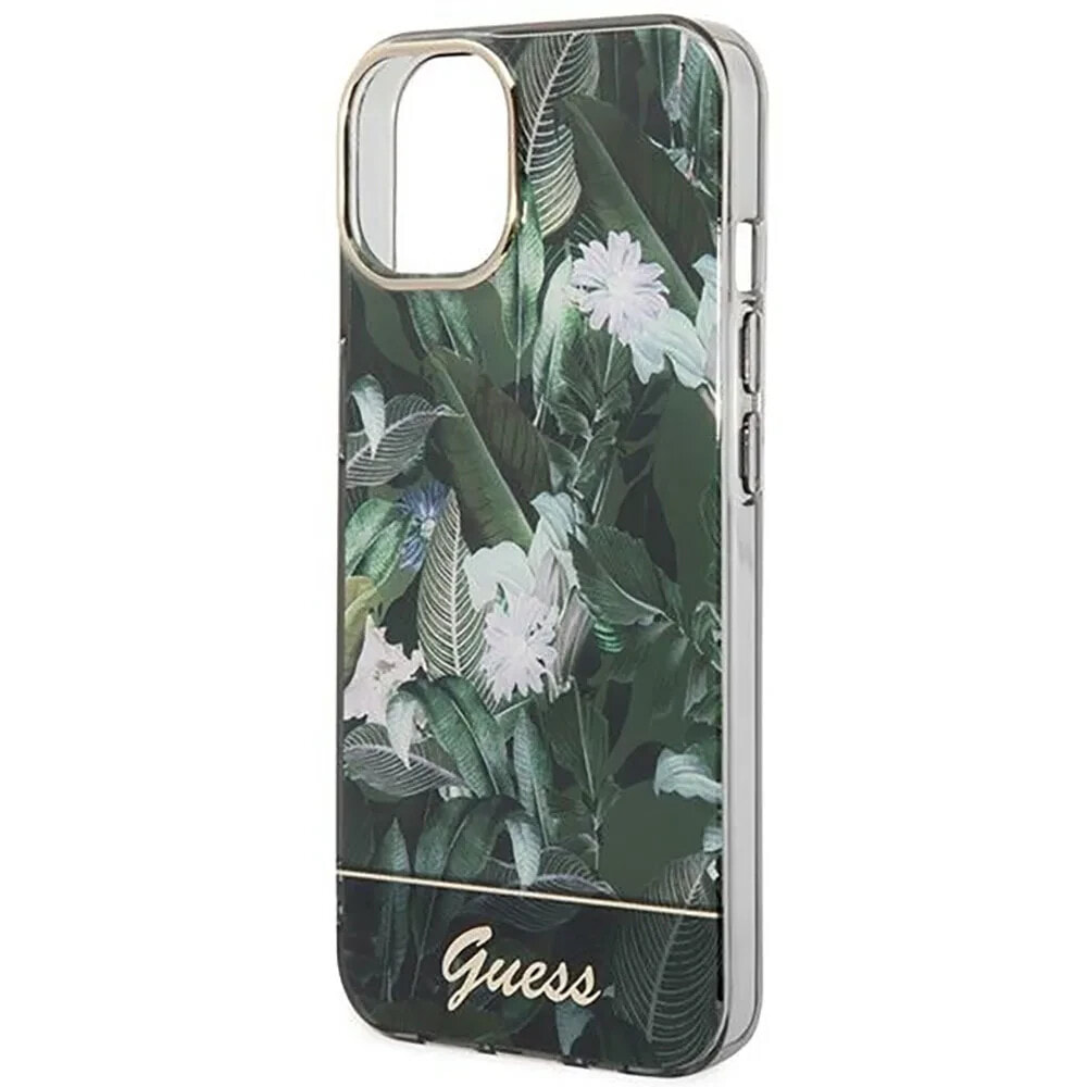 GUESS Guhcp14Mhgjgha iPhone 14 Plus15 Plus 6.7 Zielony Jungle Collection phone case