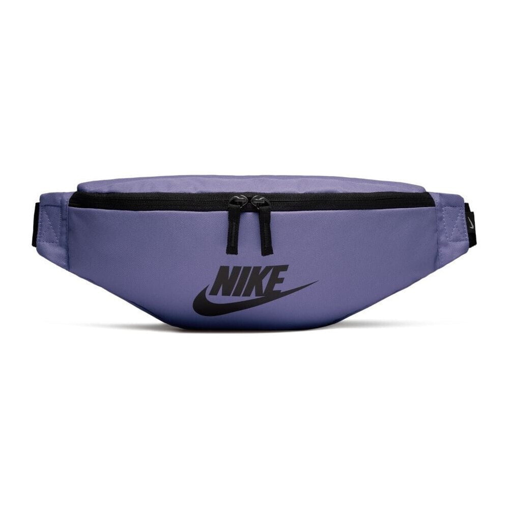 Мужская поясная сумка текстильная фиолетовая спортивная  Nike Heritage