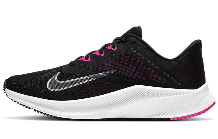 Nike Quest 3 编织 低帮 跑步鞋 女款 黑粉 / Кроссовки Nike Quest 3 CD0232-007