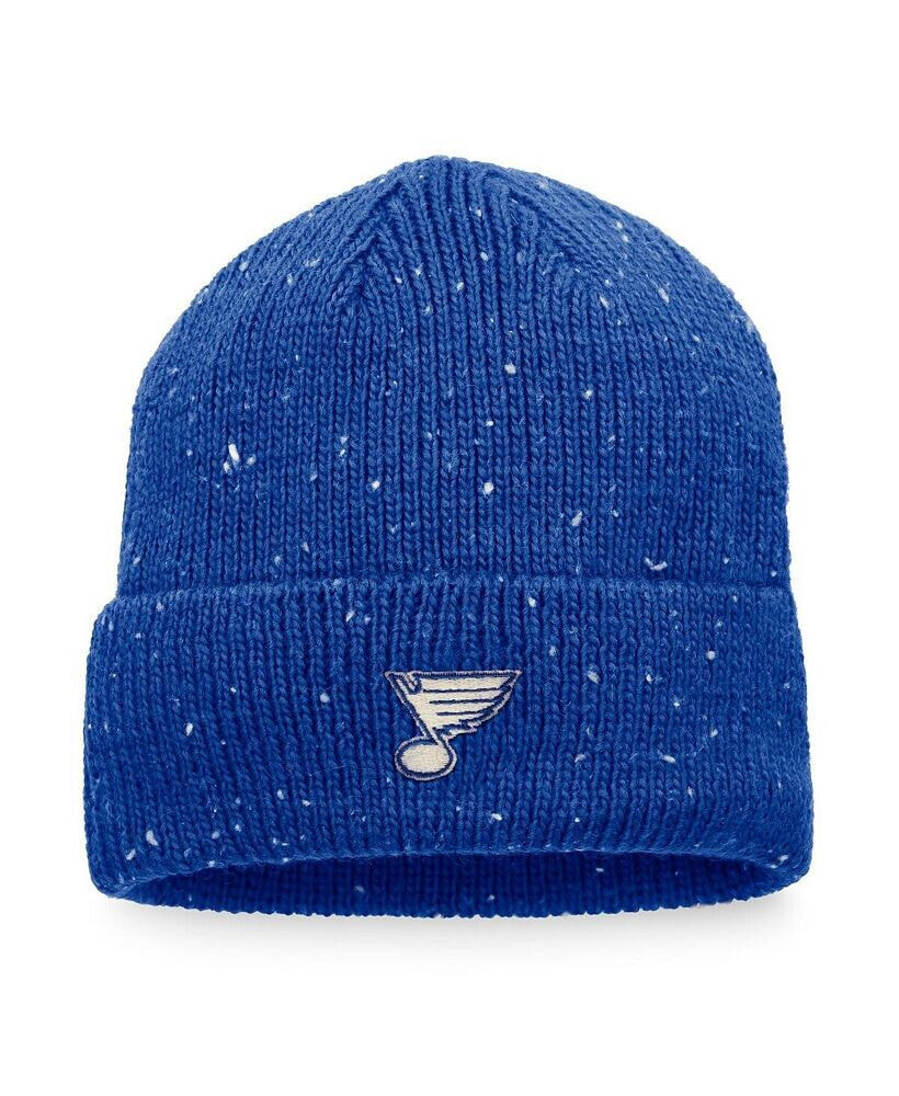 Men's Branded Blue St. Louis Blues Authentic Pro Rink Pinnacle Cuffed Knit Hat