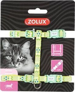 Zolux Adjustable nylon harness ETHNIC, green color