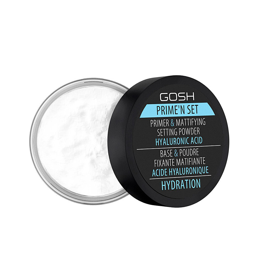 GOSH Velvet Touch Prime'n Set Powder Hydration Рассыпчатая увлажняющая пудра для фиксации макияжа 7 г