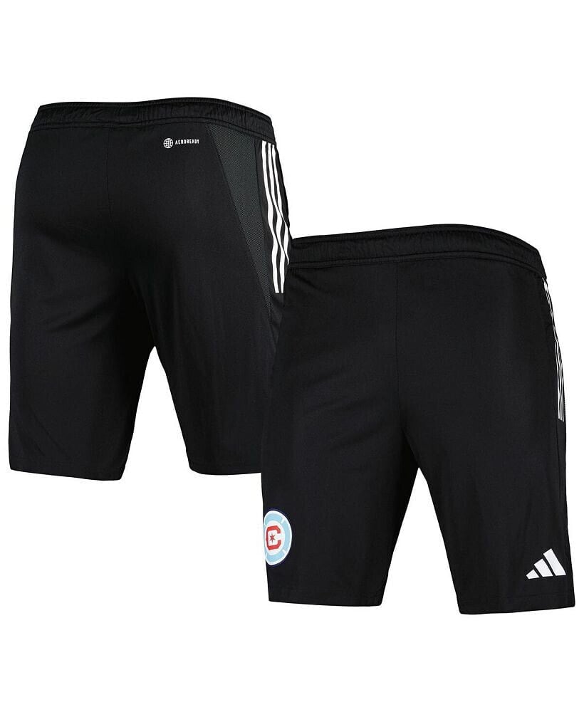 adidas men's Black Chicago Fire 2023 On-Field AEROREADY Training Shorts