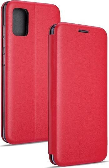 Чехол книжкой кожаный красный Samsung A21 A215 noname