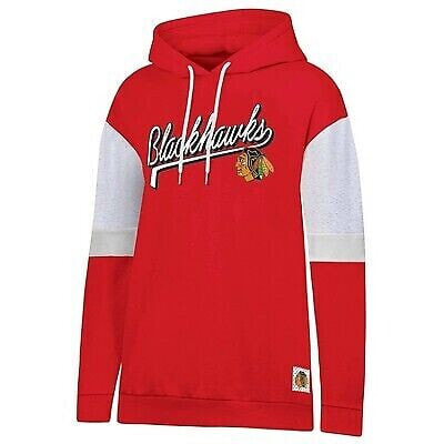 NHL Chicago Blackhawks Women's Fleece Hooded Sweatshirt - L