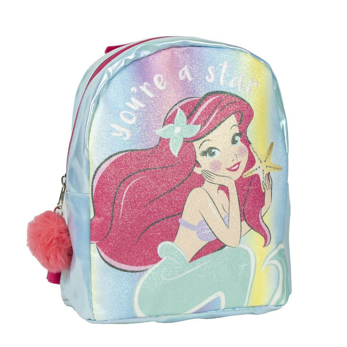 Casual Backpack Disney Princess Blue 19 x 23 x 8 cm