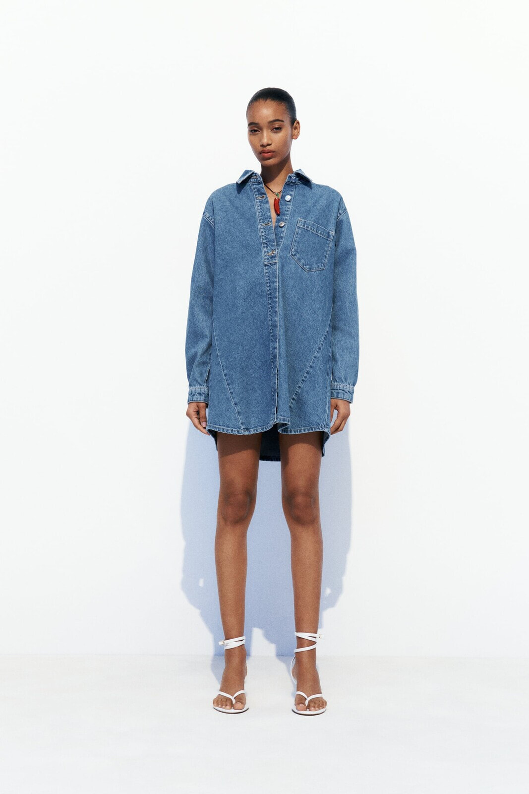 Z1975 denim shirt dress