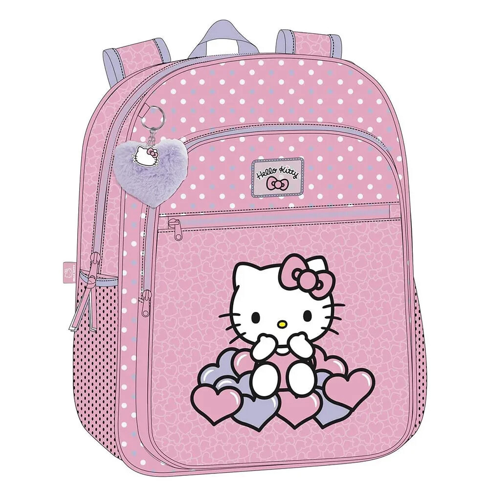 HELLO KITTY Hearts & Dot 38cm junior backpack