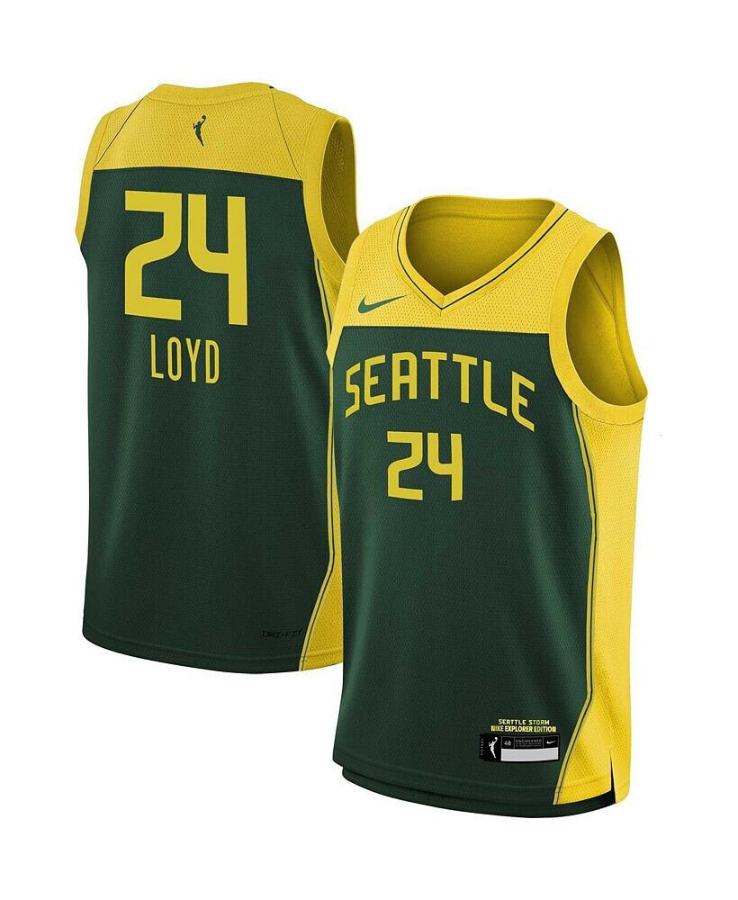 Nike big Boys and Girls Jewell Loyd Green Seattle Storm 2022 Explorer Edition Victory Player Jersey